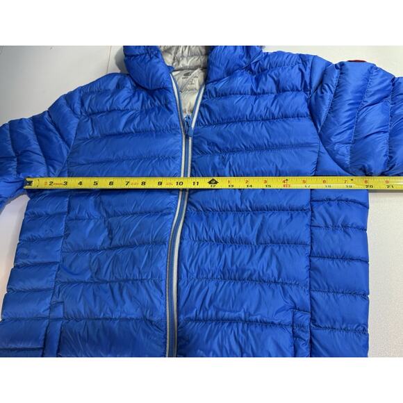 Rokka & Rolla Youth 2XL 14 16 Packable Blue Down Hooded Puffer Jacket Unisex - Picture 8 of 11
